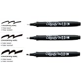 Artline Ergoline Kaligrafi Kalemi Siyah 3'l&uuml; Takım, 1.0-2.0-3.0 mm