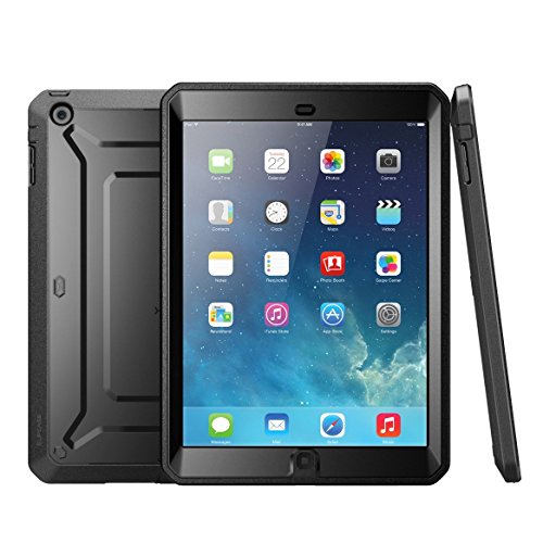 Apple iPad Air / iPad 5 Hülle – SUPCASE [Beetle Defense Serie] Gehäuse mit integriertem Displayschutz und schlagfesten Rahmen (Schwarz) - 8