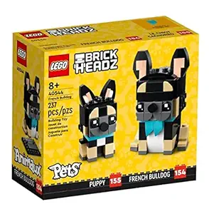 Lego BrickHeadz Pets Dogs, Cats, Fish, Birds or Hamsters (Choose Pet) (French Bulldog 40544)