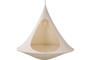 KMDZDZGS Hammocks Outdoor, Swing Chair, Nest Swing with Tent, 1200D Oxford Fabric Hanging Chair, Portable Blackout Tent, Relieve Anxiety and Stress, Hammock for Patio, Garden, Yard, Indoor (M)