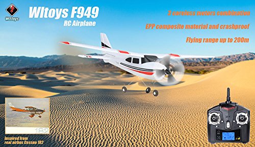 Original Wltoys F949Â 2.4G 3CH RC Airplane Fixed Wing Aircraft Outdoor Toys (WLtoys F949Â Aeroplane, 2.4G outdoor Plane)