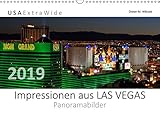 Impressionen aus LAS VEGAS Panoramabilder (Wandkalender 2019 DIN A3 quer): Das neonbunte Kasinoparadies in der Wüste von Nevada ist die Weltmetropole ... (Monatskalender, 14 Seiten ) (CALVENDO Orte) by 