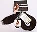 S-noilite® Fashion 23 Inches (58cm) 3/4 Full Head One Piece 5clips Clip in Hair Extensions Extension Long Straight All Colors (Dark Brown)