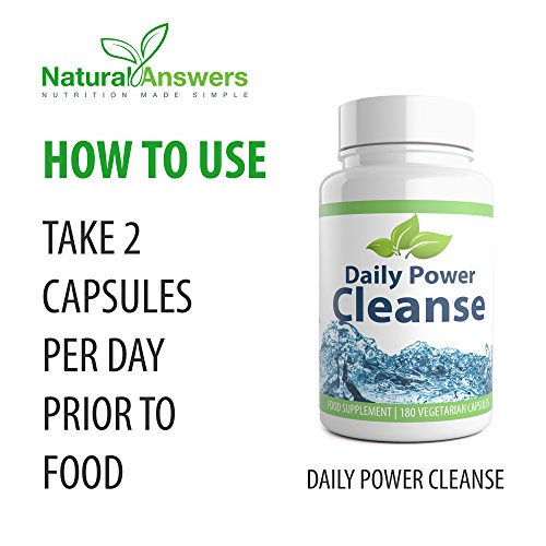 Detox Plus Colon Cleanse | Natural Cleansing System for Weight Loss and Bloating | 180 Capsules UK Manufactured | 100% Vegetarian Friendly | Well Know Trusted Brand Natural Answers - Image 6