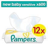 Pampers New Baby Sensitive, 600 Feuchttücher