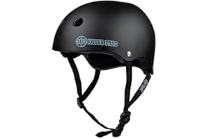 187 KILLER PADS Lizzie Armanto - Casco da skate/BMX certificato, colore: Nero floreale