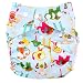 Happy Cherry Baby 7 Pack Washable Reusable Cloth Nappies Breathable Adjustable Snap 7pcs Pack Pocket Cloth Diaper