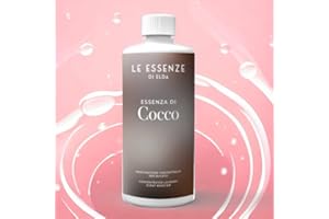 Le Essenze di Elda Wäscheparfüm | Kokos & Vanille Duft | Bis zu 100 Waschladungen | Weichspüler Zugabe oder Ersatz | 500ml (Cocco)