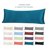 THXSILK Kissenbezüge Kissenbezug Kissenhülle mit Reißverschluss aus 100% Seide, 40 x 145 cm, Elfenbein - 4