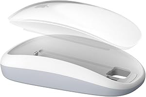 FIDECO Stacja dokująca do myszy – kompatybilna z Apple Magic Mouse 2, obsługuje bezprzewodowe ładowanie, kompatybilność z Magsafe i Qi, uchwyt myszy do myszy Magic Mouse, ergonomiczna konstrukcja,