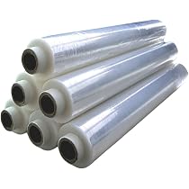 Film Étirable Palette 100mm X 150m - Transparent 17 Microns - Lot De 20 Rouleaux - Protection Emballage