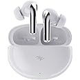 itel Buds Ace ANC, ANC (~25dB), 50HRS Playtime, AI ENC, 10mm Drivers, Fast Charging, IPX5, v5.3 Bluetooth TWS in Ear Earbuds Wireless Earphones with Mic (White)