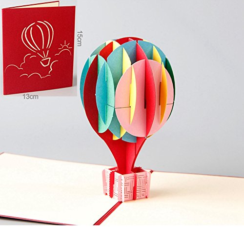 Tarjeta de Cumpleaños Pop up Paper Spiritz Feliz Cumpleaños Tarjeta de Cumpleaños Graduación Navidad Personalizada Niña Niño Original Gigante 3D Birthday Thank You Card