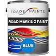 Heavy Duty Road Line Car Park Marking Paint (Blue., 2.5 Litre)