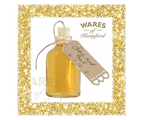 24 x kleine Glasflasche mit Korken, perfekt für Hochzeitsaccessoires