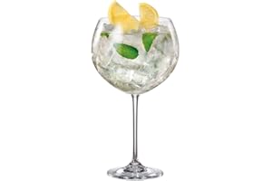 Lot de 4 verres pour Gin Tonic Bohemia Crystal Genévrier 850 ml