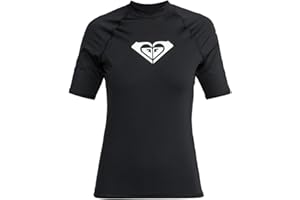 Roxy Unisex Kinder Whole Hearted - Kurzärmliger Rashguard mit UPF 50 für Mädchen 2-7 S/sl Surf Tee