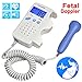 Popamazing Professional Prenatal Fetal Doppler LCD Screen Backlight Display Heart Sound Monitor