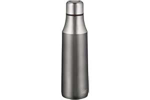 ALFI City Bottle Botella isotérmica, Metal, Gris (Cool Grey), 0,50 l