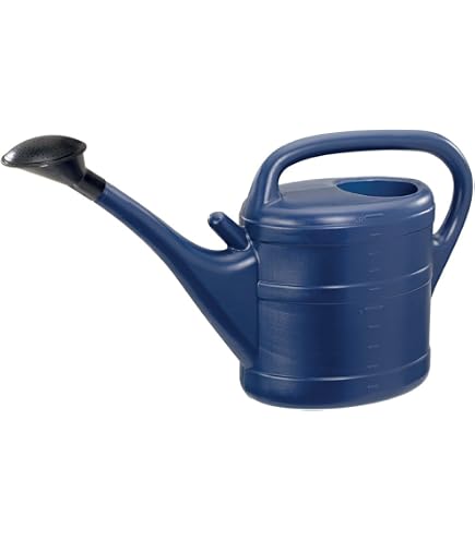 Lippert Kunststoff-Gießkanne 10 Liter – Gelb, Mit Brause Und Längsbügel, Für Garten & Grab