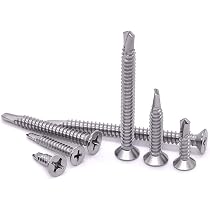 50 PCS #10 X 1-1/2" Stainless Steel Wafer Head Self-Drilling Sheet Metal Screws - Phillips Drive - View #7