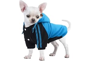 FEimaX Sudadera con Capucha Cálido para Perros Pequeños Mascotas Ropa de Invierno Cachorro Abrigo Chaqueta Suave Camiseta para Perro Gato Chihuahua