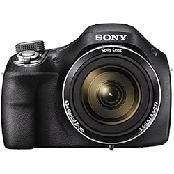Sony DSC-H400 - Cámara compacta de 20.1 Mp (pantalla de 3.0", zoom óptico 63x, estabilizador óptico), negro