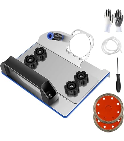 Fliesenschneider-Set Slider 45 Grad Für Winkelschleifer + Diamant Trennscheibe 125mm