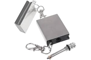 Przydasie Ewiges Streichholz – Magnesium Survival Feuerstarter – Multifunktionaler Schlüsselanhänger für Camping und Notfälle – Wasserfest und Kompakt - Metall Streichhölzer