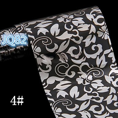 Preisvergleich Produktbild Applikationen Nagelfolie Aufkleber Blume Maniküre-Tool beliebt , 4#