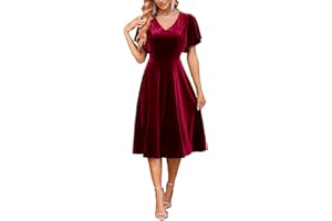 Bridesmay Cocktail Dresses for Women 2024 Wedding Guest Midi Dress with Sleeves Formal Tea Party Dress for Women