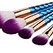 Makeup Brushes, Molie 5pcs Make Up Brush Set Professional Foundation Eyeshadow Brush Kit,Purple