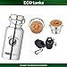 Produktbild ECOtanka thermoTANKA, 350ml & 800ml, Thermo-Flasche, Edelstahl-Trinkflasche, doppelwandig, Vakuum-isoliert, öko & robust