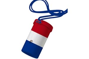 THE REPLICANT Accessoire de Supporter/Mini Trompette Bleu, Blanc, Rouge/Dimension : 7x5x4cm