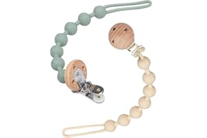 Schnullerkette Silikon, WeSweet BPA frei Schnullerband mit Geschenkverpackung Tolle Babygeschenke fürJungen und Mädchen