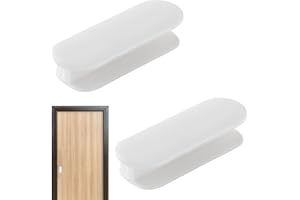 DONOONIS Griff Balkontür Außen,Balkongriff Außen,Terrassentür Griff,Balkontürgriff Außen zum Kleben,Selbstklebende Türgriffe 2er Pack,Kunststoff Ohne Bohren Möbelgriff für Fenster, Glastüren, Schubladen