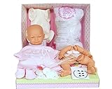 puppen bausatz Kleid mit Schühchen und Schnuller mit Kettchen