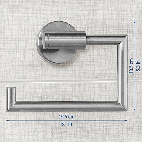 WonderWorker Hold Toilettenpapierhalter Wandhalterung Kein Bohrer Edelstahl 15.5X13.5X5.4cm - 3