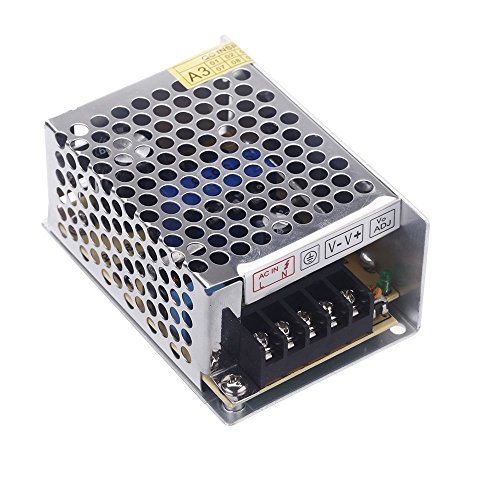 SODIAL(R) Transformateur AC 100V 240V a DC 5V 5A 25W Transformateur de Tension Commutateur Alimentation pour Bande de LED