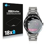 Savvies Schutzfolie für Tag Heuer Connected Modular 45 [18er Pack] Folie Displayschutzfolie - Displayfolie klar