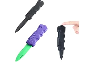 Tomedeks 2 Piezas Cuchillo De Juguete, Daga De Plástico, Cuchillos De Pega Con Hojas Retráctiles, Cuchillo De Pega Para Juguetes De Niños Trucos De Magia (2 Formas)