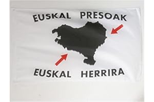 AZ FLAG x_1516 Bandera de País Vasco Euskal Herrera, 90 cm x 60 cm