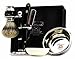 Pure Sliver Tip Badger Hair Brush Set includes Shavette (Cut Throat) Razor, Black Brush & Razor Holder, Saving Bowl & FREE SOAP. Especial Edition For this Christmas.(NO BLADES INCLUDED )