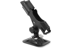 EQULUP Supports de Canne à Pêche, Support de Canne à Pêche Antidérapant pour Kayak Support de Pêche Réglable Supports Canne à Pêche Extensibles pour Porte-Canne à Pêche Yacht Accessoires de Pêche