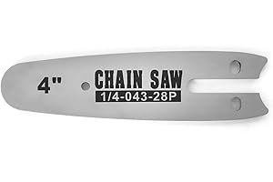 SAND DR BRUSH 1 placa de guía de cadena de 4 pulgadas para motosierra es adecuada para la cadena de 4 pulgadas mini sierra de cadena de carga de mano, moldura para carpintería jardín sierra guía