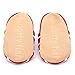 Soft Leather Baby boy Shoes with Suede Soles by Dotty Fish Red and Blue Anchors Unisex - 12-18 months