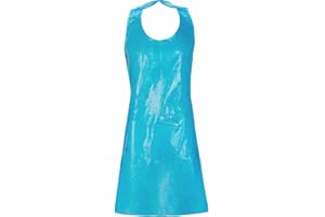 Glove Club Ltd Disposable Plastic/Polythene Aprons On Roll - 200 Aprons (Blue)