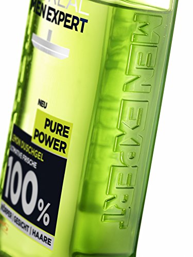 L’Oréal Men Expert Duschgel Pure Power, 2er Pack (2 x 300 ml) - 2