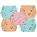 Littly Cushioned Cotton Nappies Combo, Pack of 5 (Multicolor) RS.399.00