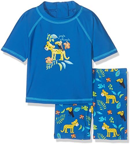 Tube Rider Baby Boys TwoPiece UV Swimwear Set, Blue (Victoria 18-4148 TPX), 62 (Manufacturer Size: 62/68)